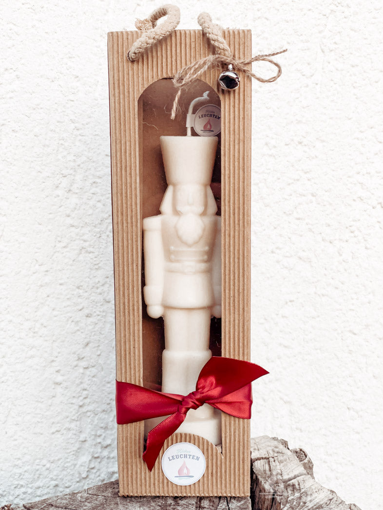 Nussknacker Weihnachtskerze