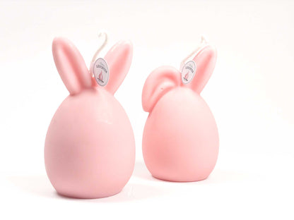 Hasenkerze mit Langohr oder Knickohr Rosa