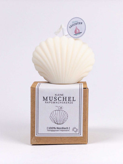 Muschelkerze klein