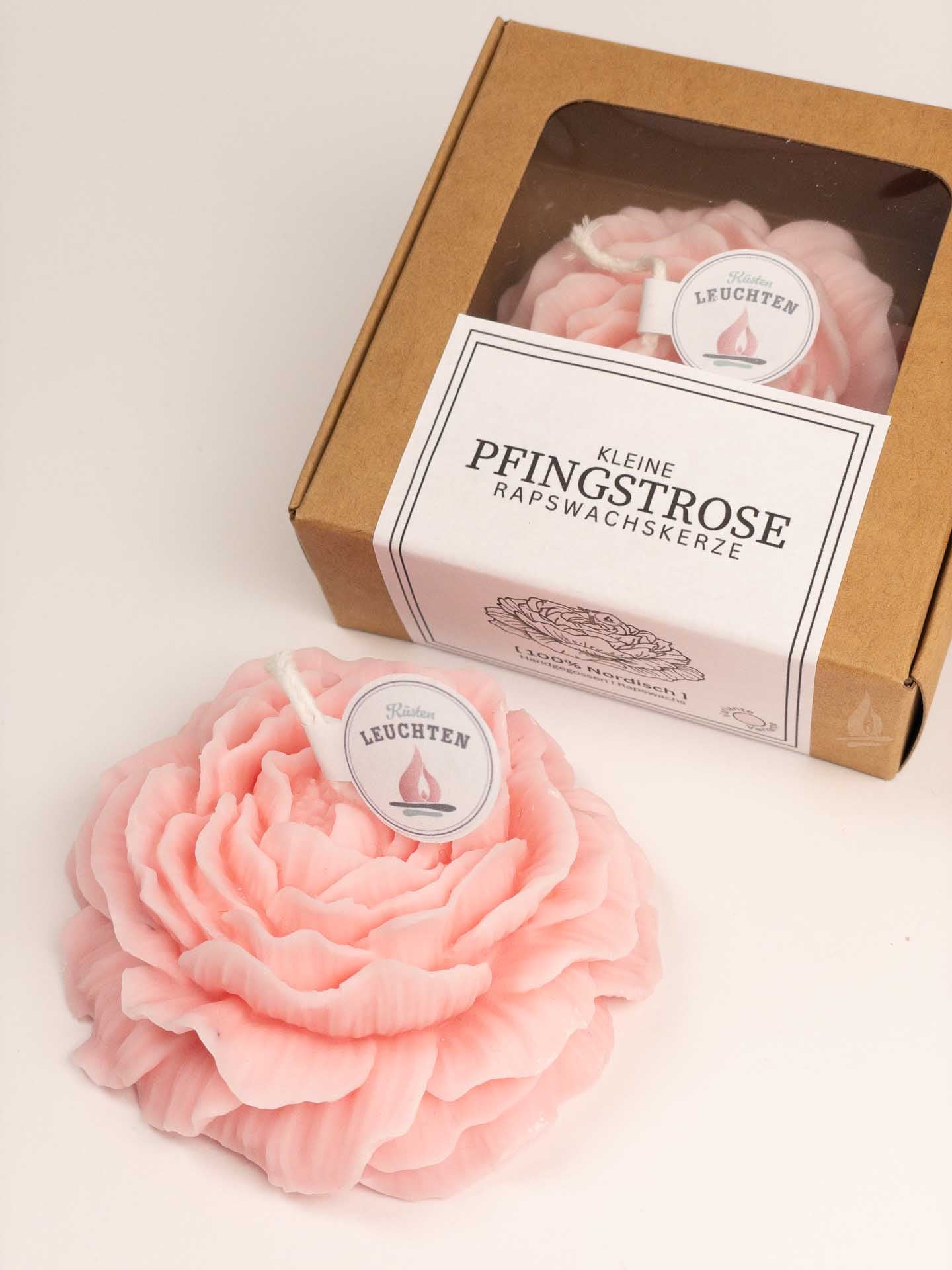 Pfingstrose aus Rapswachs