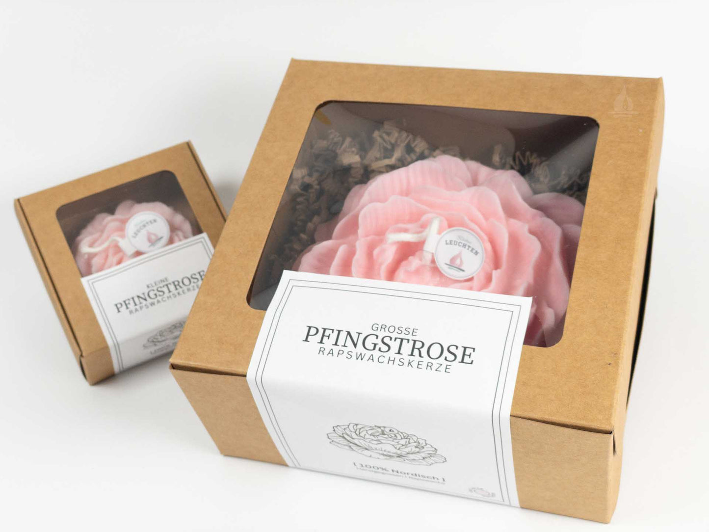 Pfingstrose aus Rapswachs